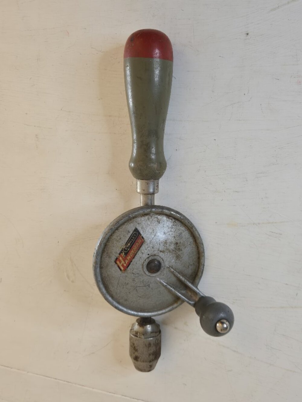 Vintage Stanley Handyman Hand Drill Mid Century Made in USA